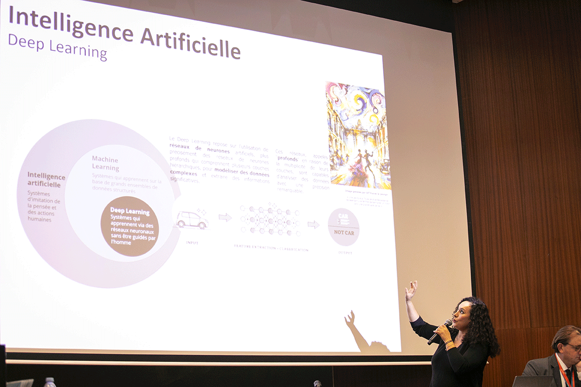 Besma Zeddini sur l'événement L'IA pour tous