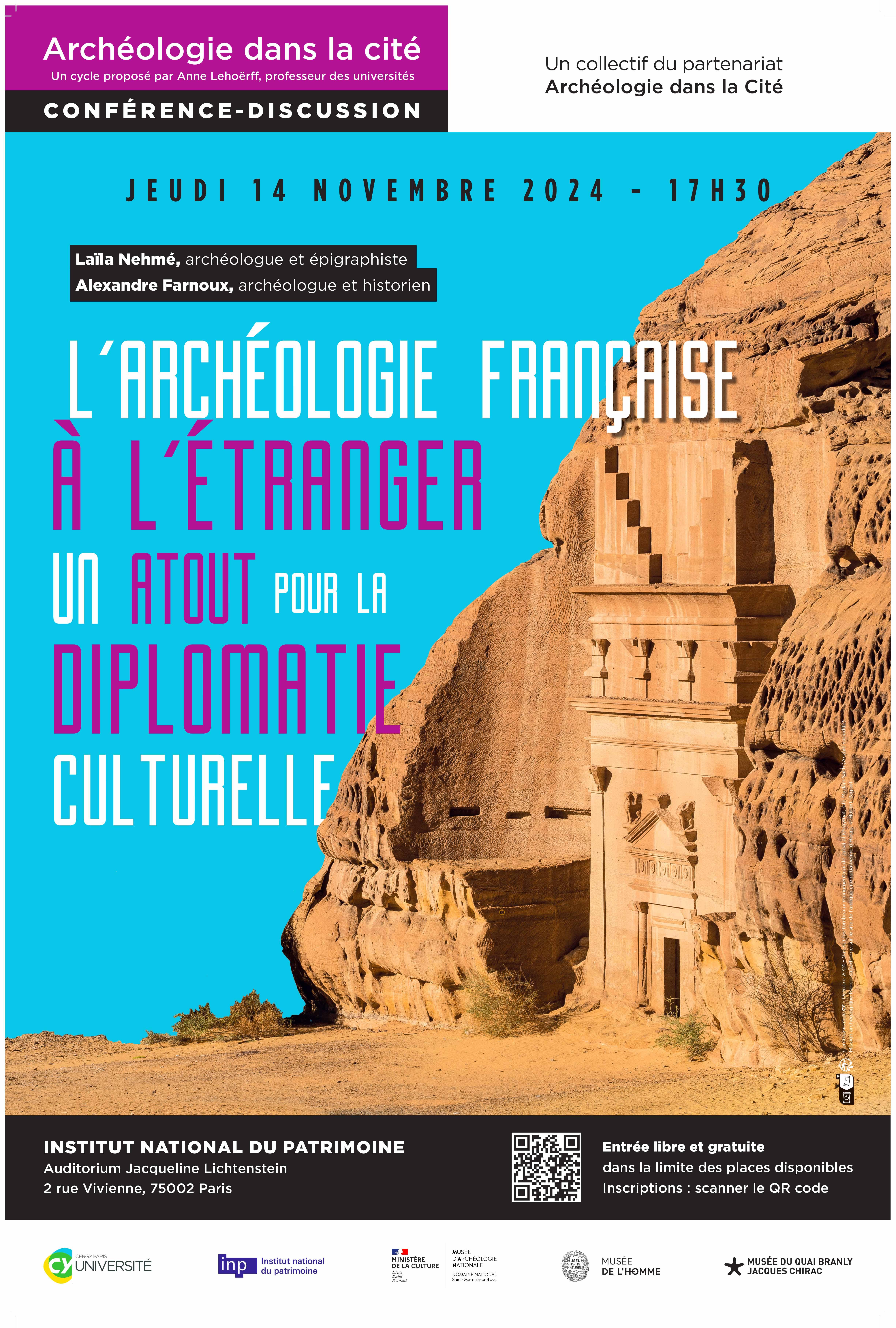 Affiche l'archéologie à l'étranger