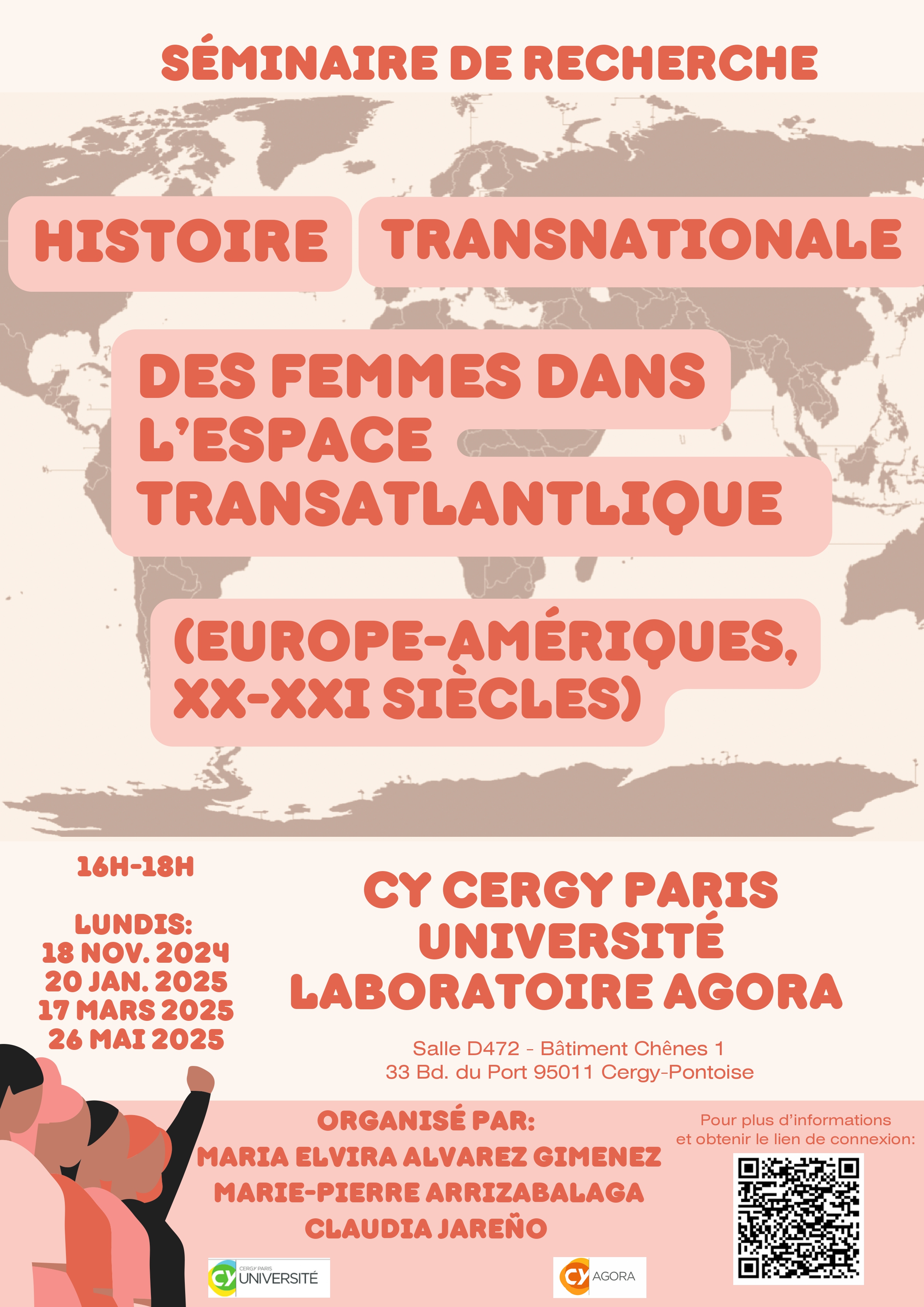 Séminaire de recherche : Histoire transnationale des femmes dans l’espace transatlantique (Europe-Amériques, XX-XXI siècles)