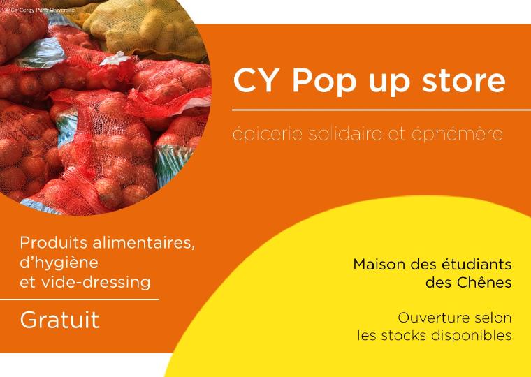 CY Pop up store, nouvel espace solidaire étudiant