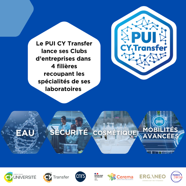 PUI CY Transfer, lancement des clubs d’entreprises dans 4 filières