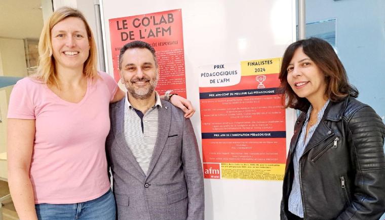 L’IUT de Sarcelles décoré du Prix pédagogique AFM 2024