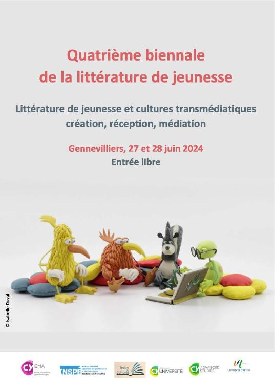 4e Biennale de la Littérature de la Jeunesse : Littérature de jeunesse et cultures transmédiatiques : création, réception, médiation